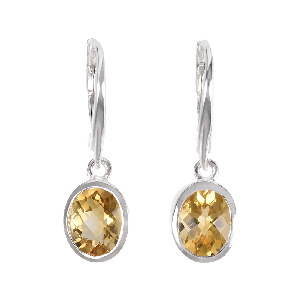 Ohrhänger Citrin